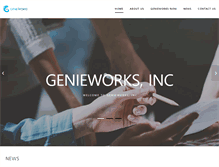 Tablet Screenshot of genieworks.net